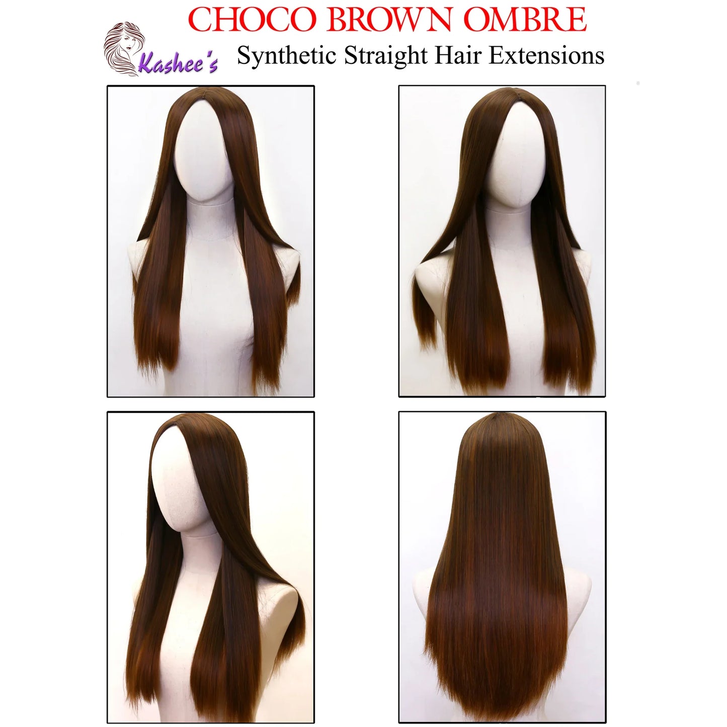 Kashee’s Synthetic Straight Hair Extensions 24 to 26 inch